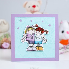 BEST FRIENDS HANDMADE GREETING CARD Buy Greeting Cards Online for specialGifts