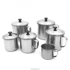 Stainless Steel 6Pcs Mug Set With Lids Buy Household Gift Items Online for specialGifts