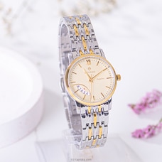 Sunrise Sapphire Glass Ladies Gold and Silver Watch Buy SUNRISE Online for specialGifts