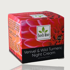 Herb Line Venivel And Wild Turmeric Night Cream With Pinda Thailam 50g Buy ayurvedic Online for specialGifts