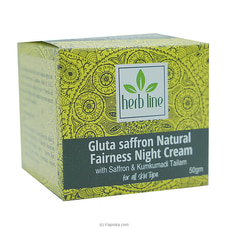 Herb Line Gluta Saffron Natural Fairness Night Cream With Saffron And Kunkumadi Thailam 50gm Buy Best Sellers Online for specialGifts
