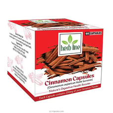 Herb Line Cinnamon Capsules (Cinnamomum Zeiylanicam Blume Lauraceae- 60 Capsules) Buy ayurvedic Online for specialGifts