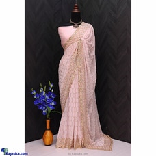 Faux georgette sequence  work and multicolour Saree-003 Buy AMARE Online for specialGifts