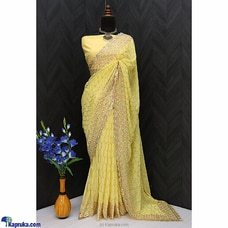 Faux georgette 3 Mm sequence work and multicolour Saree-007 Buy AMARE Online for specialGifts