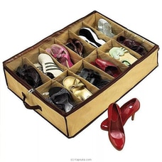 Bed Storage Shoes Organizer Bag with Clear Plastic Zippered Cover Box Plastic brown Boots Shoe Cover at Kapruka Online
