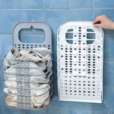 Laundry Basket, Foldable Hanging Storage Basket, Waterproof Multi-Purpose Organiser Tray for Kitchen Supplies Clothes Toys Buy Household Gift Items Online for specialGifts