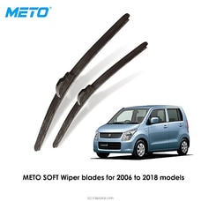 Front pair Original METO Frameless Soft wiper blades (2 pcs) - WAGON-R 2006 TO 2018 Buy Automobile Online for specialGifts