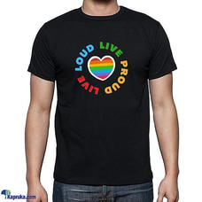 LIVE  LOVE  PROUD LIVE  T-SHIRT-006 Buy VYBOO Online for specialGifts
