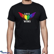 LOVE WINS PRIDE  RAINBOW T-SHIRT-005 Buy VYBOO Online for specialGifts