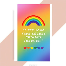 Rainbow Greeting Card  Online for specialGifts