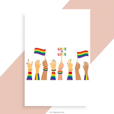 `Love Flag` Greeting Card  Online for specialGifts