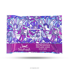 Janet Stay Fresh Refreshing Perfumed Wipes Lilac Mist 4345 Buy Janet Online for specialGifts