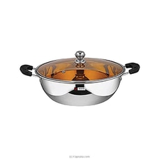 Kadai with Glass Lid - 26CM - R00978 Buy Homelux Online for specialGifts
