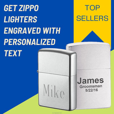 Get Zippo Lighters Engraved With Personalized Text  Online for specialGifts