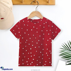 Just Kids Red Tshirt-003 Buy JUST KIDDING CLOTHING Online for specialGifts