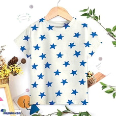 Just Kids blue Star Tshirt-005 Buy JUST KIDDING CLOTHING Online for specialGifts