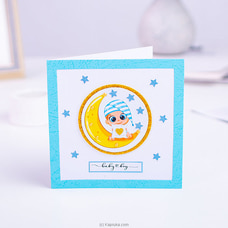 New Born - Blue Handmade Greeting Card Buy new born Online for specialGifts