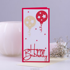 Happy Birthday To You (Red) Handmade Greeting Card Buy Greeting Cards Online for specialGifts