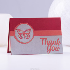 Thank You (Red ) Handmade Greeting Card Buy Greeting Cards Online for specialGifts
