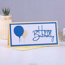 Happy Birthday With Balloons Handmade Greeting Card Buy Greeting Cards Online for specialGifts