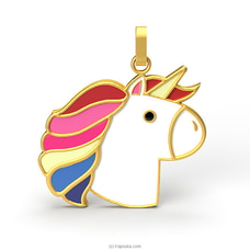 Twinkle Jewels White Unicorn Pendant- 18KT Solid Gold TJ003 Buy Twinkle Jewels Online for specialGifts