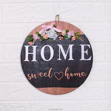 Rose Bunch Decorative `home Sweet Home` Wall Decor 8 Inch at Kapruka Online