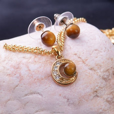 Stone N String Tiger Eye Jewelry Set GP962 Buy STONE N STRING Online for specialGifts