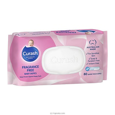 Curash Babycare Fragrance Free Wipes 80 at Kapruka Online
