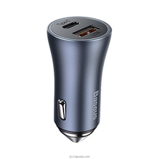 Baseus Golden Contactor Pro Dual Port Quick Car Charger - 40W Buy Automobile Online for specialGifts