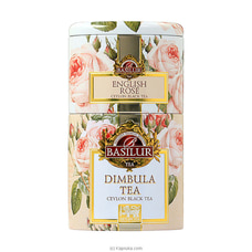 BASILUR FRUITS & FLOWERS- T.CADDY- LT- ENGLISH TEA ROSE / DIMBULA 100G X 6 X 6 (36) Buy Online Grocery Online for specialGifts