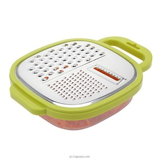 Stainless Steel 3-Way Grater with Storage Container and Lid, Round Buy Household Gift Items Online for specialGifts