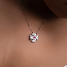 Chamathka  `Ruby Baby` Sterling Silver Necklace Buy Chamathka Online for specialGifts