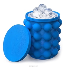 Ice Cube Mold Ice Trays, Large Silicone Ice Bucket, (2 in 1) Ice Cube Maker, Round, Portable Buy Household Gift Items Online for specialGifts