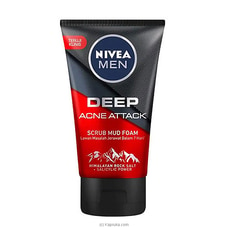 NIVEA Men Deep Acne Attack Scrub Mud Foam 100ml Buy NIVEA Online for specialGifts