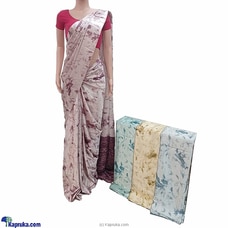 SATIN PRINTED SAREE-04 Buy Qit Online for specialGifts