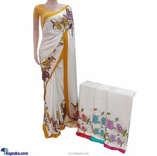 SATIN PRINTED SAREE-09 Buy Qit Online for specialGifts