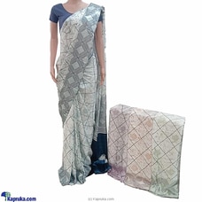 SATIN PRINTED SAREE-01 Buy Qit Online for specialGifts