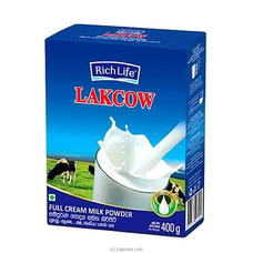 Rich Life Lakcow Full Cream Milk Powder 400g Buy Online Grocery Online for specialGifts