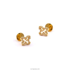 Raja Jewellers 22K Gold Ear Stud Set With  0.169ct Round E3-A-5602 Buy Raja Jewellers Online for specialGifts