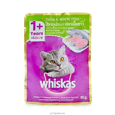 WHISKAS Cat Food Adult Tuna - White Fish - 85g Buy same day delivery Online for specialGifts