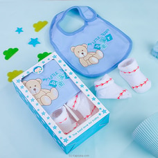 Bib With Shoe Socks - Teddy Bear Theme Gift Pack at Kapruka Online