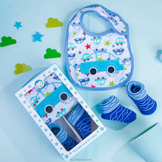 Bib With Shoe Socks - Car Theme Gift Pack  Online for specialGifts