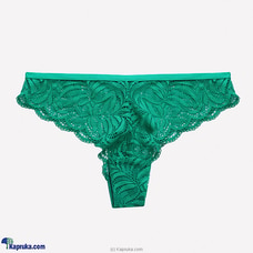 TOFO Women`s Green Cheeky Thong With Lace Detailing Buy TOFO Online for specialGifts
