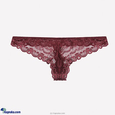 TOFO Women`s Rusty Pink Thong With Lace Detailing Buy TOFO Online for specialGifts