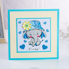 New Born Handmade Greeting Card - It`s a boy Buy Greeting Cards Online for specialGifts
