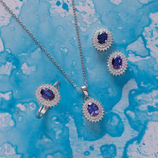 Chamathka Trinice Sterling Silver Lilac Spinel Fullset Buy Chamathka Online for specialGifts
