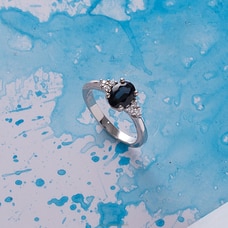Chamathka Nell Sterling Silver Spinel Ring Buy Chamathka Online for specialGifts
