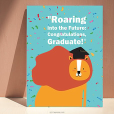 Roaring to The Future Greeting Card Buy Graduation Online for specialGifts