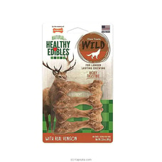 Nylabone Healthy Edibles Dog Treats ? Wild Venison 4 Pack Small - SKU-NYL350 Buy pet Online for specialGifts