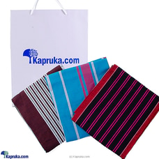 LungiLux Cotton Gift Set - 3 piece bundle - Gift For Amma, Mum Buy Islandlux Online for specialGifts